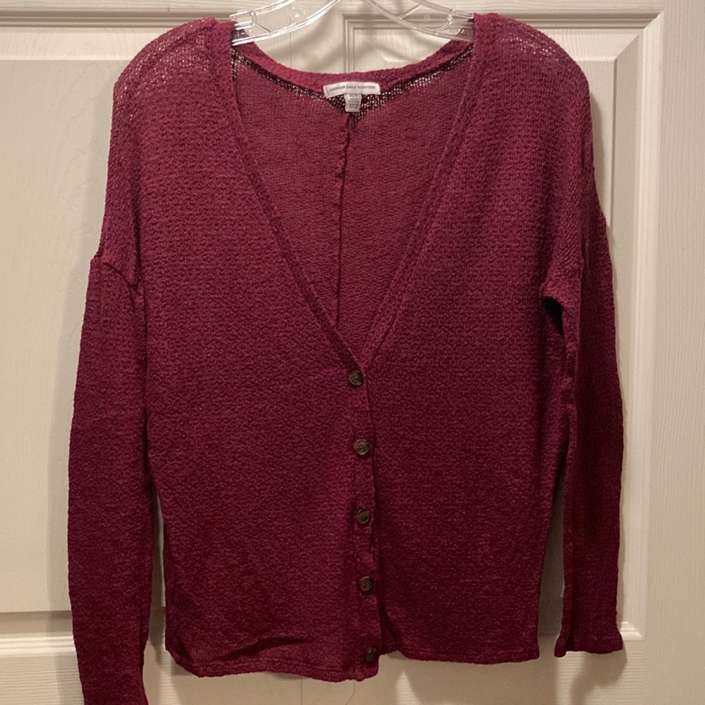 American Eagle Women’s Loose Knit Lightweight Cardigan (xs)